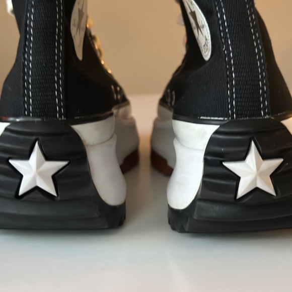 Converse Run Star Hike Hi Black Platform Sneakers - Picture 9 of 16
